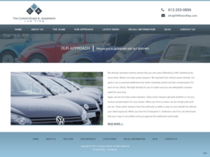 Web Design by pb for The Christopher G. Anderson Law Firm | Design: #7612534