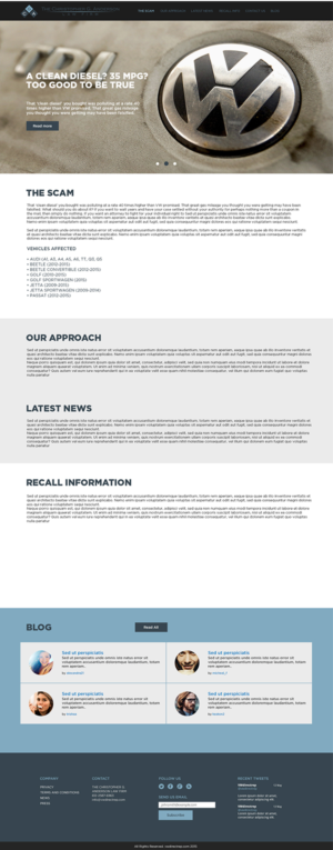 Web Design by logo.develop for The Christopher G. Anderson Law Firm | Design: #7594009