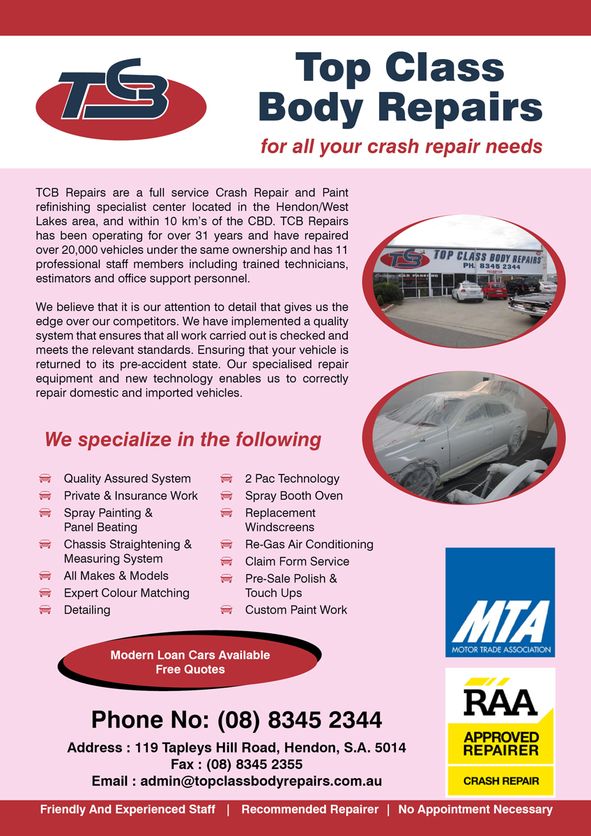 Flyer-Design von ramesh chandramohan für Top Class Body Repairs | Design #1890135