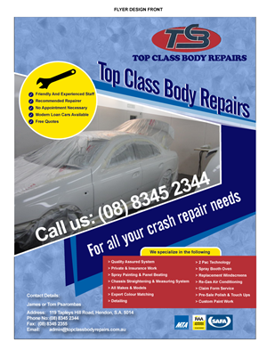Flyer Design by designgreen for Top Class Body Repairs | Design: #1915667