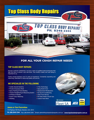 Flyer Design by Sbss for Top Class Body Repairs | Design: #1888305