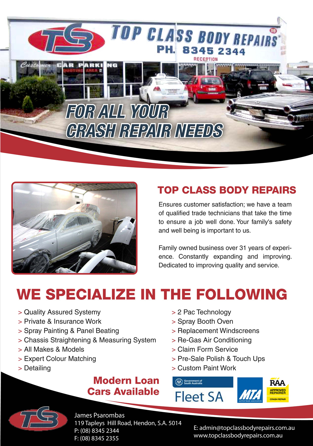 Flyer Design by Sbss for Top Class Body Repairs | Design #1920107