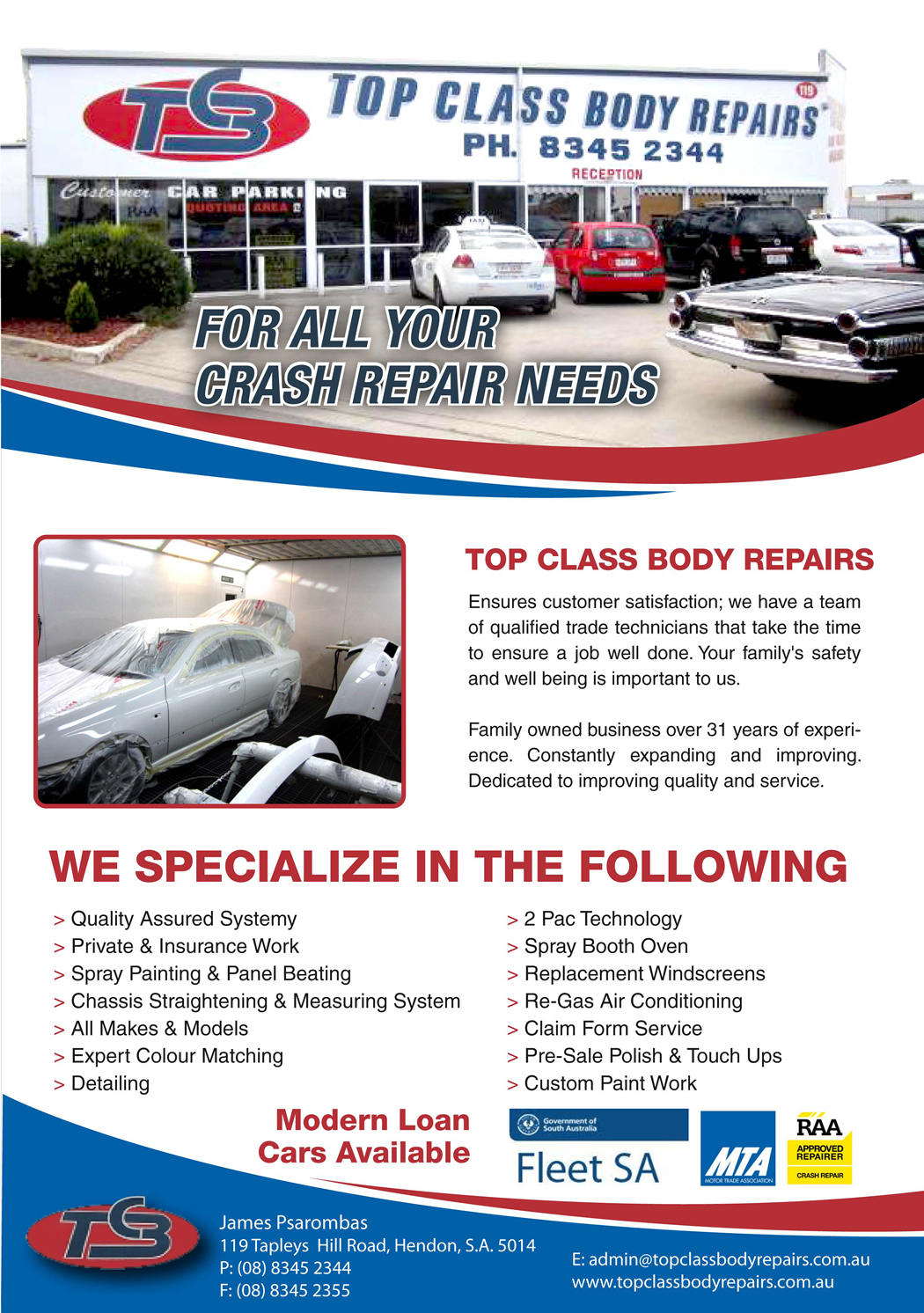 Flyer Design by Sbss for Top Class Body Repairs | Design #1920113