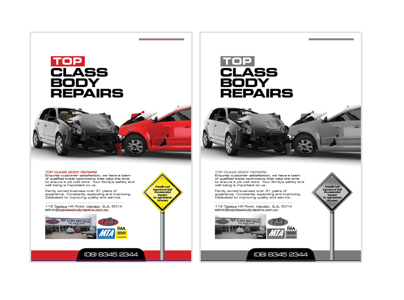 Flyer Design by MasterMind for Top Class Body Repairs | Design #1904500