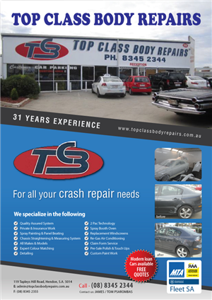 Flyer Design by meet007 for Top Class Body Repairs | Design: #1891293