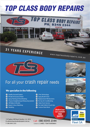 Flyer Design by meet007 for Top Class Body Repairs | Design: #1895711