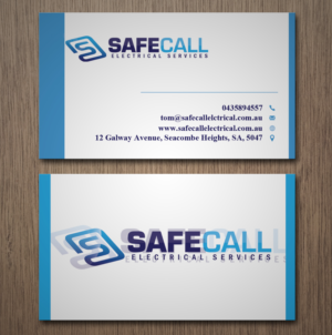 Business Card Design by Pixi Dust for safecall electrical services | Design: #7454830