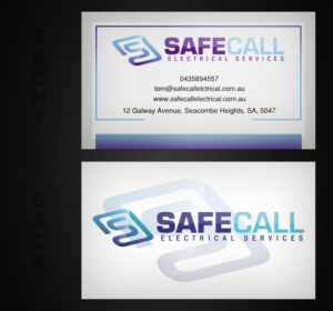 Business Card Design by Pixi Dust for safecall electrical services | Design: #7454831