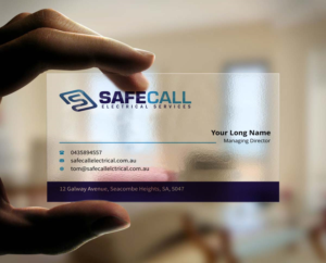 Business Card Design by INDIAN_Ashok for safecall electrical services | Design: #7463953