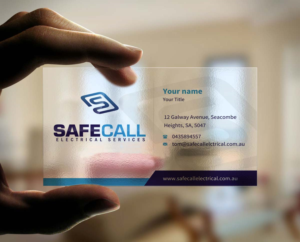 Business Card Design by INDIAN_Ashok for safecall electrical services | Design: #7463985