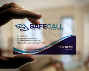 Business Card Design by INDIAN_Ashok for safecall electrical services | Design: #7463989