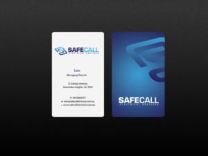 Business Card Design by Creations Box 2015 for safecall electrical services | Design: #7455812