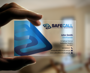 Business Card Design by chandrayaan.creative for safecall electrical services | Design: #7464041
