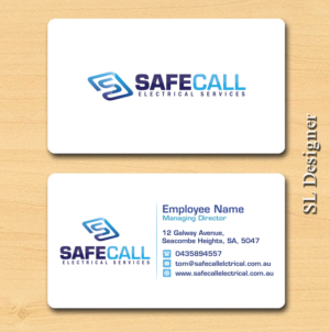 Business Card Design by SL Designer for safecall electrical services | Design: #7451202