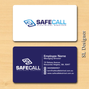 Business Card Design by SL Designer for safecall electrical services | Design: #7451203