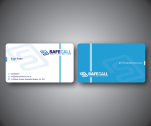 Business Card Design by dezignlab2015 for safecall electrical services | Design: #7464322