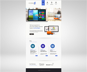 Diseño Web por natureborn para CJ Software Logistics | Diseño: #1893835