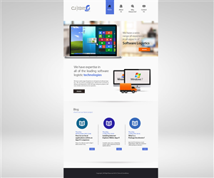 Web Design by natureborn for CJ Software Logistics | Design #1895237