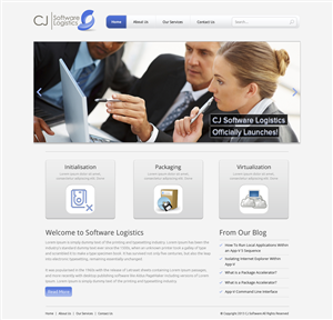 Web Design by OM for CJ Software Logistics | Design: #1893888