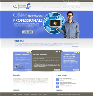 Web Design by TechWise for CJ Software Logistics | Design: #1889549