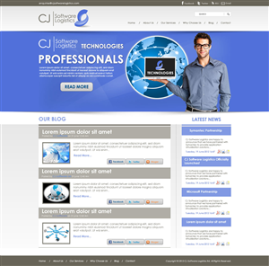 Web Design by TechWise for CJ Software Logistics | Design: #1901045