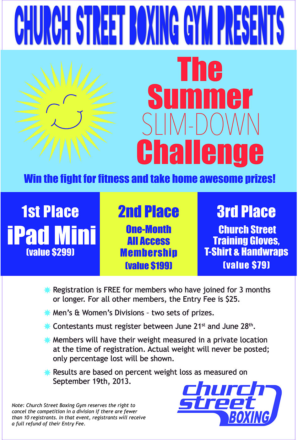 Print Design by Elle I Design for Heavy Hands Inc., d/b/a Church Street Boxing Gym | Design #1963412