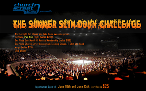 Church Street Boxing Gym's Summer Slim-Down Contest | Print Design by Prashant Besra