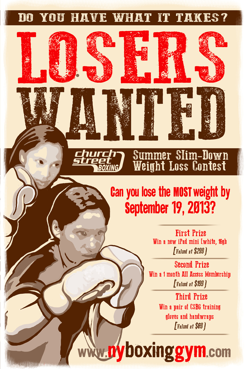 Print Design by brenriddle.com for Heavy Hands Inc., d/b/a Church Street Boxing Gym | Design #1880631