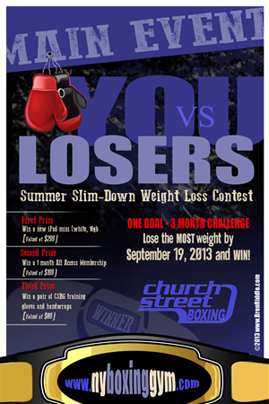 Print Design by brenriddle.com for Heavy Hands Inc., d/b/a Church Street Boxing Gym | Design: #1881171