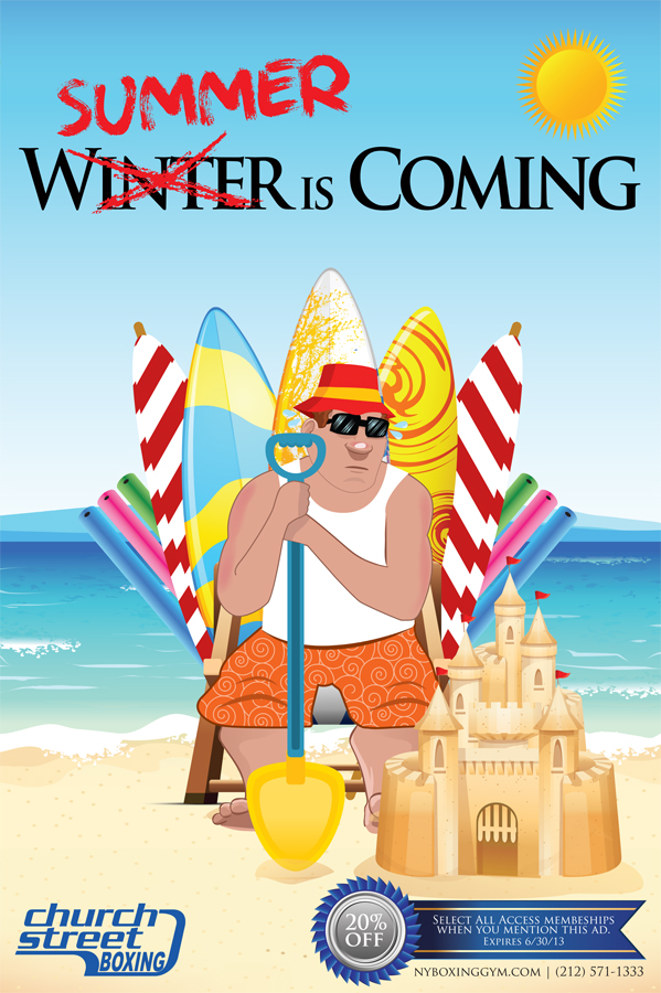 Poster-Design von Cipher für Heavy Hands Inc., d/b/a Church Street Boxing Gym | Design #1917057