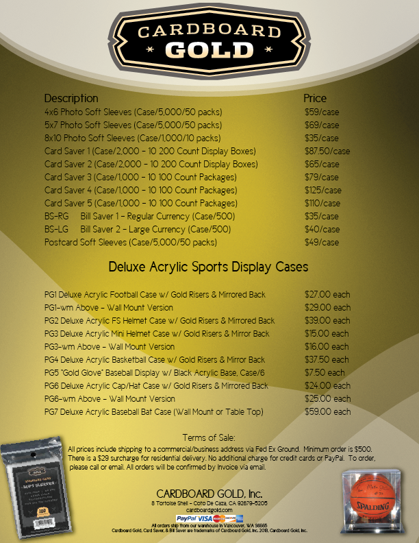 Flyer Design by Julianne Nanzer for Cardboard+Gold%2C+Inc. | Design #1878883