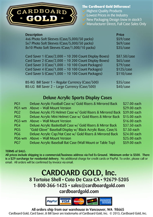 Flyer-Design von Danny Augustinus, S.Des für Cardboard+Gold%2C+Inc. | Design: #1875079