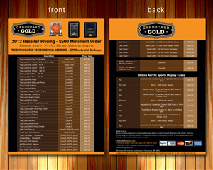 Flyer-Design von Sbss für Cardboard+Gold%2C+Inc. | Design: #1879559
