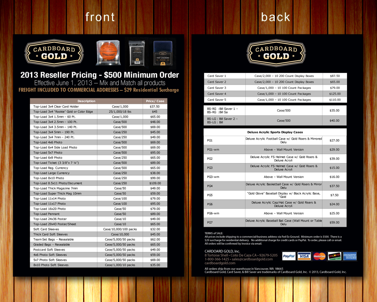 Flyer-Design von Sbss für Cardboard+Gold%2C+Inc. | Design #1879572