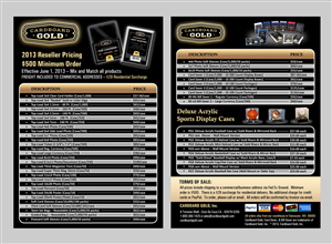 Flyer-Design von Owaisias für Cardboard+Gold%2C+Inc. | Design: #1879732