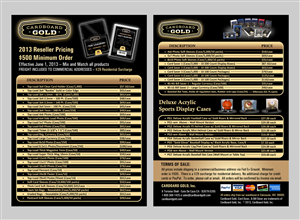 Flyer-Design von Owaisias für Cardboard+Gold%2C+Inc. | Design: #1881774