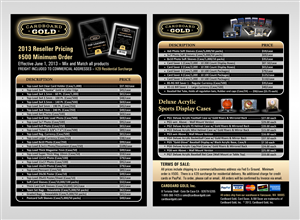 Flyer-Design von Owaisias für Cardboard+Gold%2C+Inc. | Design: #1883032