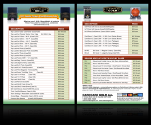 Flyer-Design von jgeoinbox für Cardboard+Gold%2C+Inc. | Design: #1878105