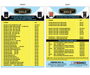 Flyer-Design von Creativecognate für Cardboard+Gold%2C+Inc. | Design: #1878475