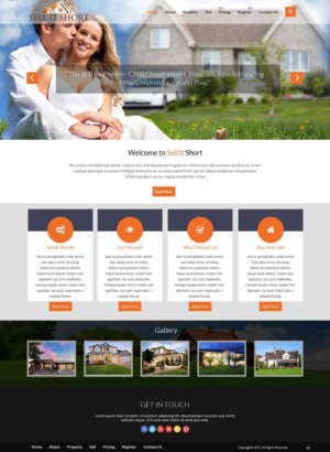Web Design by pb for Sell It Short | Design: #7502988