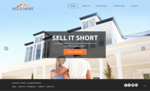 Web Design by pb for Sell It Short | Design: #7502991