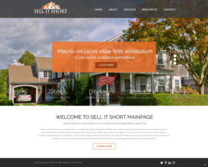 Web Design by pb for Sell It Short | Design: #7502992