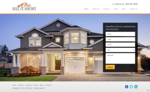 Web Design by pb for Sell It Short | Design: #7502993