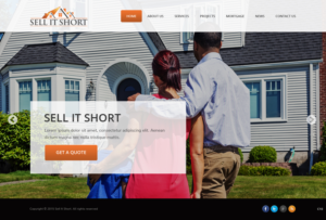 Web Design by pb for Sell It Short | Design: #7511177