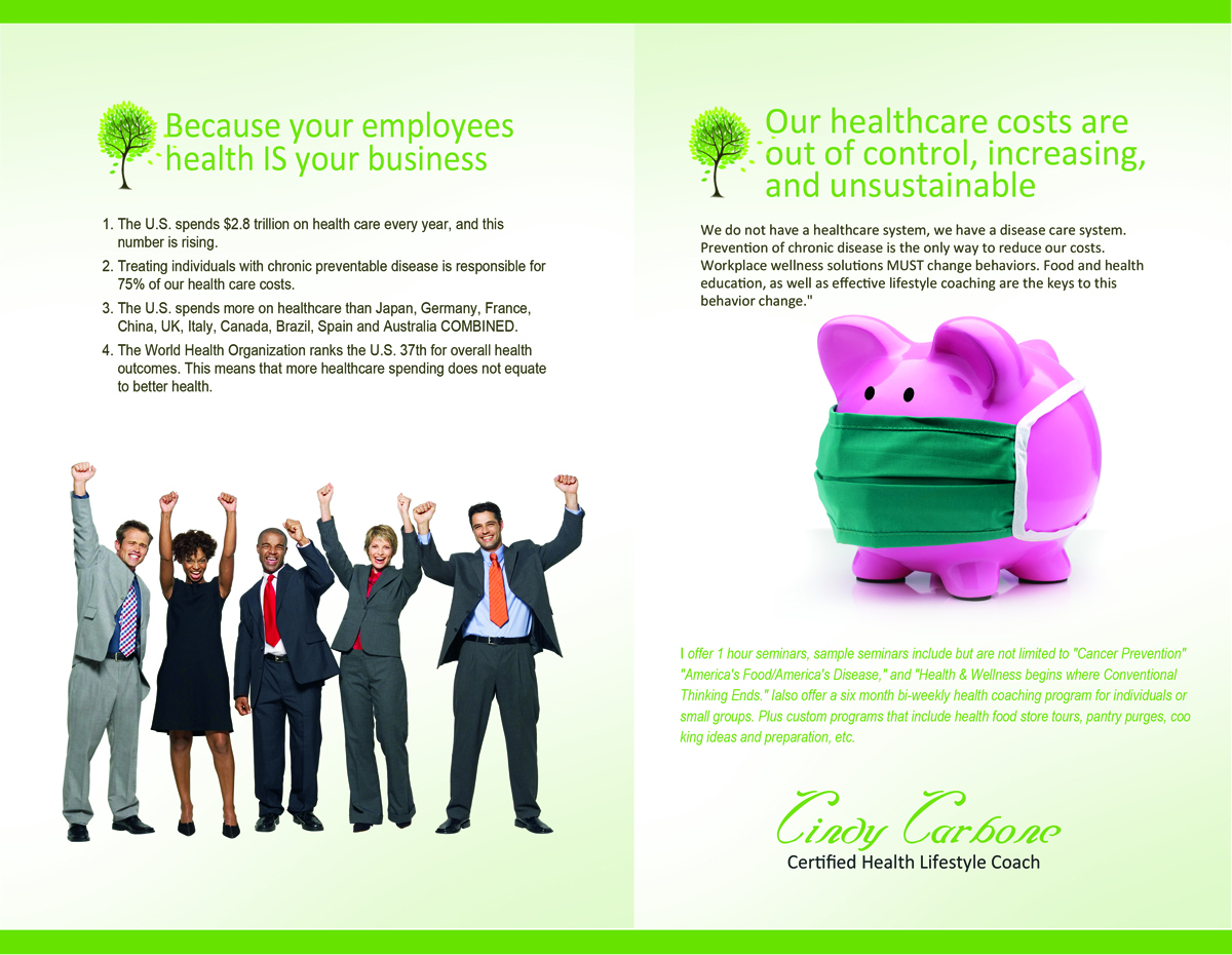 Brochure Design by Gus for Commit to H.E.A.L. | Design #1890084