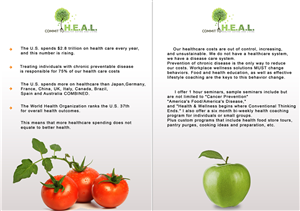 Brochure Design by Akaram Advertising for Commit to H.E.A.L. | Design: #1912709