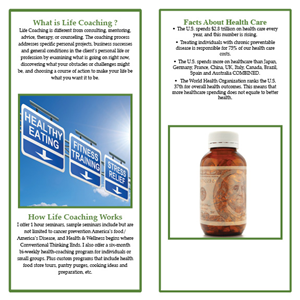 Brochure Design by Lrj23 for Commit to H.E.A.L. | Design: #1894309