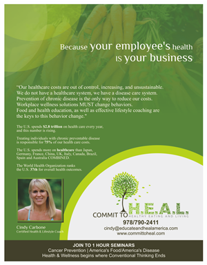 Brochure Design by barinix for Commit to H.E.A.L. | Design #1916009