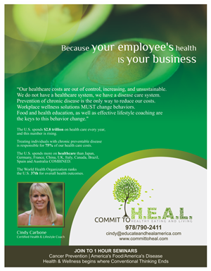 Brochure Design by barinix for Commit to H.E.A.L. | Design: #1916012