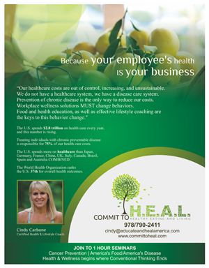 Brochure Design by barinix for Commit to H.E.A.L. | Design: #1916021